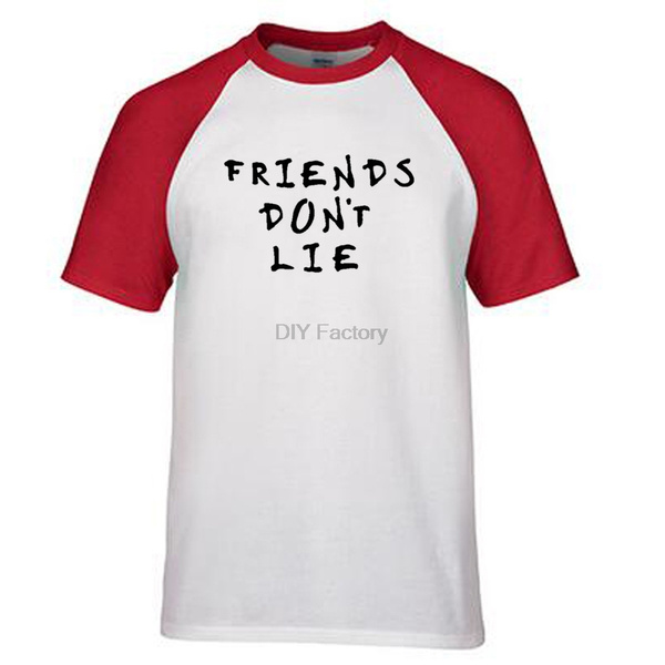 Stranger Things Man T-Shirt Raglan Sleeve Mens Clothes Friends Don't ...