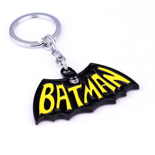 Details about   DC Superhero Batman Keyring Batmobile/Helmet/Bat logo Keychain Pendant Necklace 