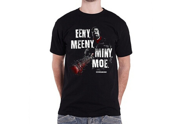 Walking Dead Eeny Meeny Negan Lucille OFFICIAL Unisex T-Shirt up to XXL 15D 