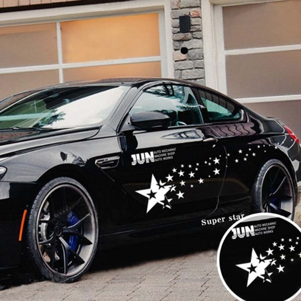 Fashion Car Stickers Universal Star Car Body Modification Star Car Pull  Flower Cover Scratches Special Stickers Car Decoration | Wish