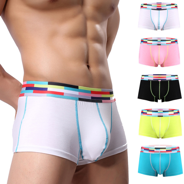 Buy Boxer Briefs Man Bulge Pouch Soft Underwear Elasticity