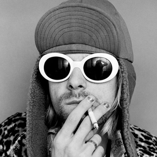 Longkeeper Women Oval Sunglasses Nirvana Kurt Cobain Men Sun 