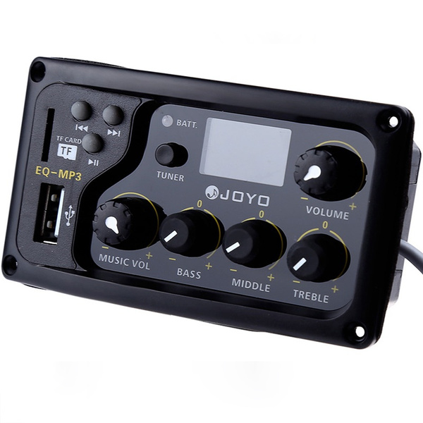 Pickup JOYO EQ-MP3 Per Chitarra Acustica Con Preamplificatore E Sintonizzatore LCD Digitale - 2024 - Foto 4