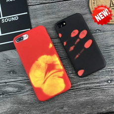 sense of temperature gradient mobile phone shell red skin heat sensitive temperature change iPhone6/6P/7/7P thermal induction mobile phone shell