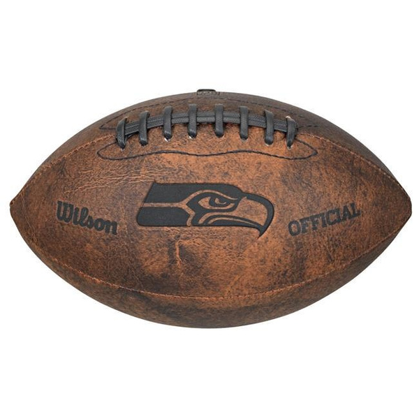 Seattle Seahawks Football - Vintage Throwback - 9 Inches