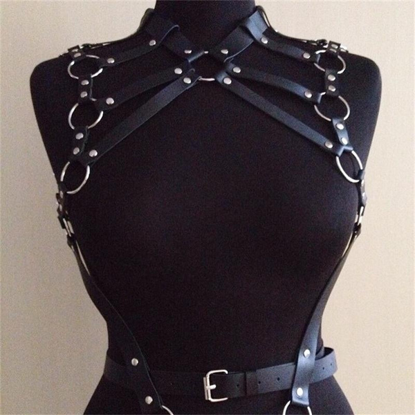 Handmade Leather Fram Body Bdonage Harness Belt for Women Girls | Wish