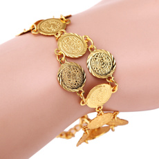 islamicbracelet, arabcoinsbracelet, Jewelry, gold