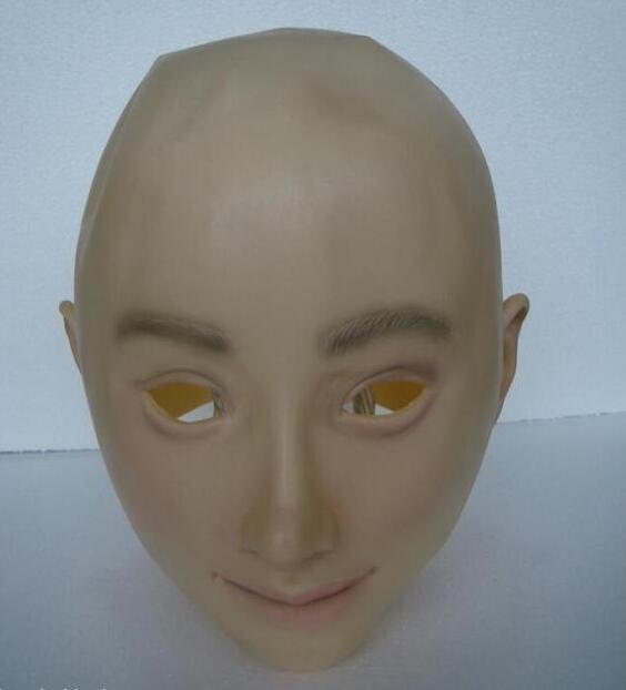 LATEX FEMALE DISGUISE CROSS DRESS TRANSGENDER RUBBER FULL HEAD WOMAN LADY MASK