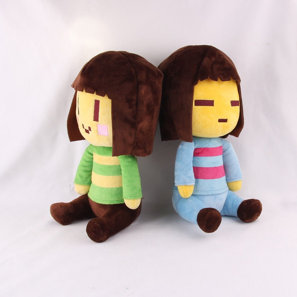 2PCS Soft Plush Undertale Frisk & Chara Doll Stuffed Game Toys 8" Kids Xmas Gift 