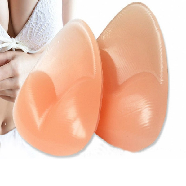 Women Gel invisible Inserts Push Up Insert Bra Sexy Triangle Pads Enhancer  Pads Silicone Bra