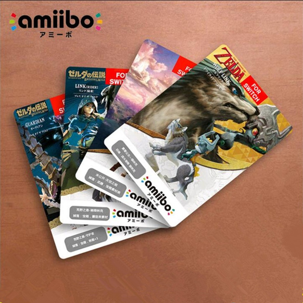 18PCS Zelda Amiibo NFC Tag Cards Set 20 Heart Wolf Link Fierce Deity Amiibo  Cards Breath Of The Wild Full Set kids Toys