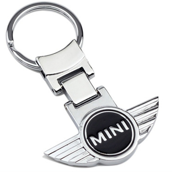 Mini Wing Logo Keychain Key Ring Metal Car Logo Key Chain Keyring for Mini  Cooper S One R52 R53 R55 R56 R60 1PCS