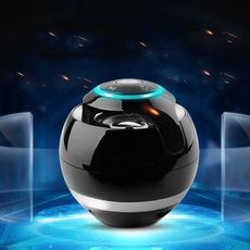 Magic Ball ! Brand Wireless Bluetooth Speakers With Subwoofer Mini Round Hi-Fi Speaker Portable Speakers Change 7 Color LED For Hands-Free Indoor Outdoor Bluetooth Speakers