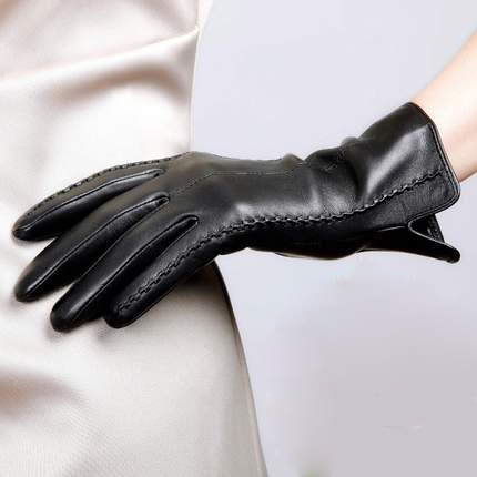 womens leather gloves for large hands