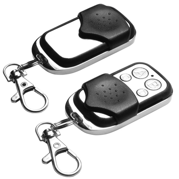 2x Universal Cloning Remote Control Key Fob for Cars Garage Doors 433mhz ZH 
