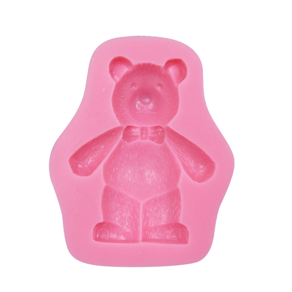 Silicone Gummy Bear Mold Creative Bear Shape Candy Mold With