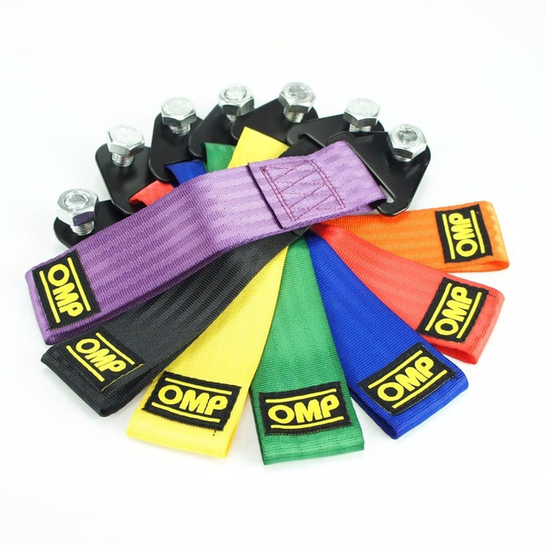 Towing Rope High Strength Nylon OMP JDM trailer Tow Ropes Racing Car ...