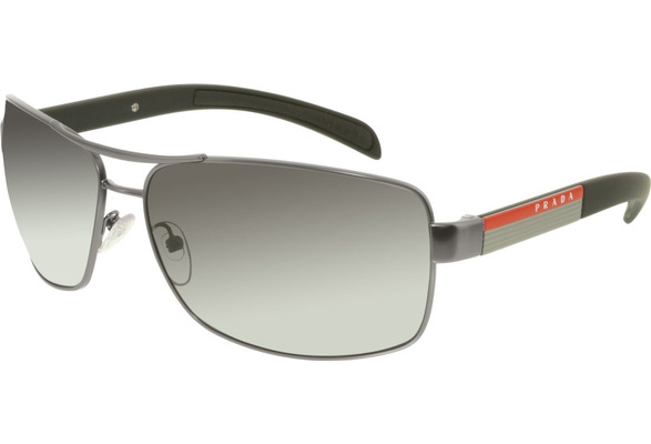 Prada Men s Polarized Linea Rossa PS54IS 7CQ5W1 65 Silver