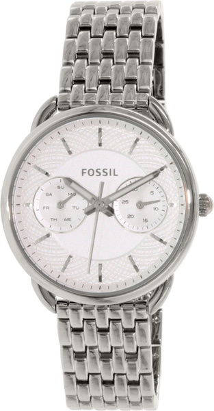 Fossil Women's Tailor ES3712 Silver Stainless-Steel Plated Japanese Quartz  Fashion Watch