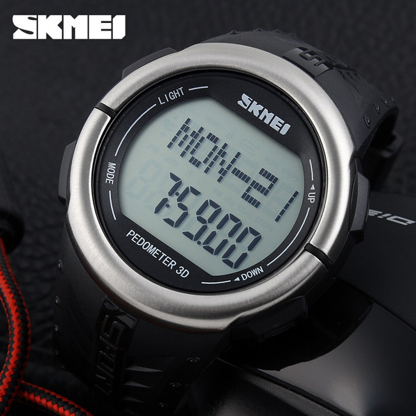 2017 New Stappenteller Hartslagmeter Calorieën Teller Led Digitale  Sporthorloge Skmei Fitness Mannen Vrouwen Outdoor Militaire Horloges | Wish