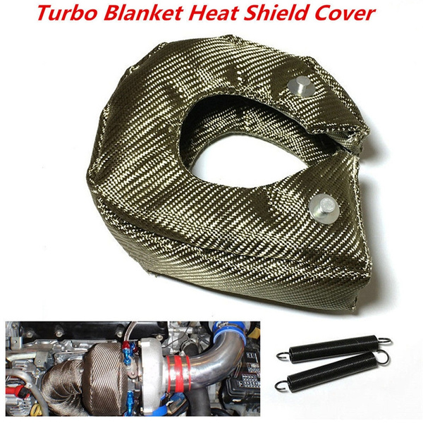 T3 T25 T28 GT25 GT35 Turbo Turbocharger Heat Shield Blanket Black