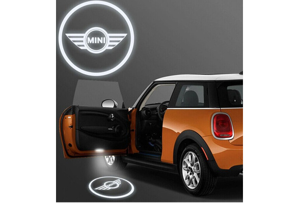 2 /× LED Door Step Courtesy Light Laser Shadow Design Logo Projector Lamp Welcome Light For ONE//S//JCW R54 Clubman R55 R56 R57 R60 Countryman 19