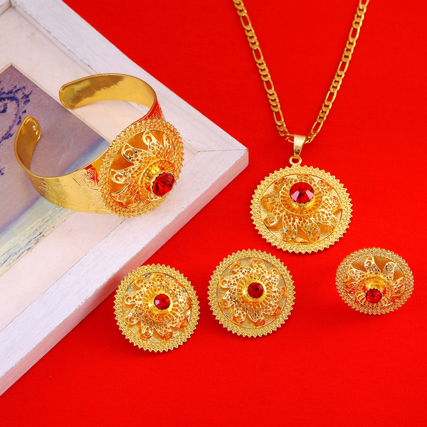 Ethiopian Jewelry Sets Pendant 
