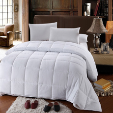100microfiberdownalternativecomforter, whitecomforter, warmandsoftcomforter, solidwhitedownalternativecomforter