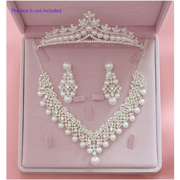 Christmas Wish Pearl with Necklace in Gift Box Pearl Jewellery Necklace Set 