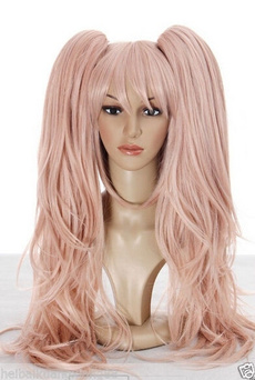 pink, wig, Cosplay, danganronpa