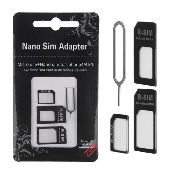 Adaptateur 3 en 1 pour Carte Nano SIM (Nano SIM à Micro