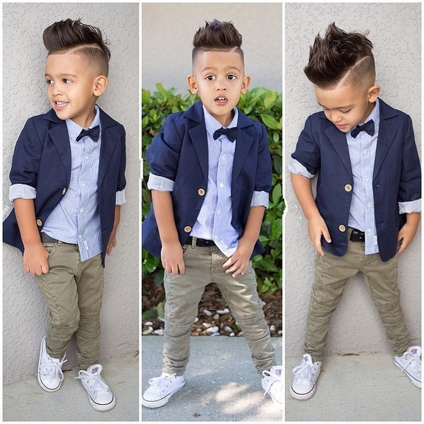 Boys Formal Clothes Gentleman Blazer Shirt Pants 3 Pieces Outfit Set