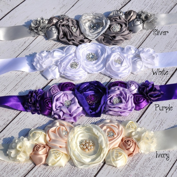 Flower hotsell girl belts