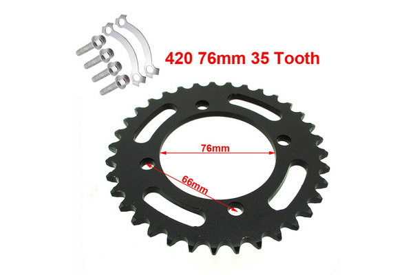 FishMotor 420 76mm 35 Tooth Rear Chain Sprocket For Chinese