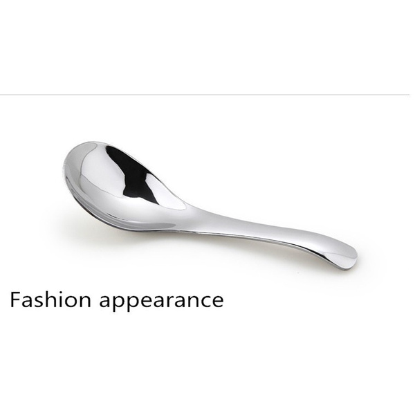 Coffee Dessert Dinnerware Tableware Tool 304 Stainless Steel Soup Spoon Spoon 