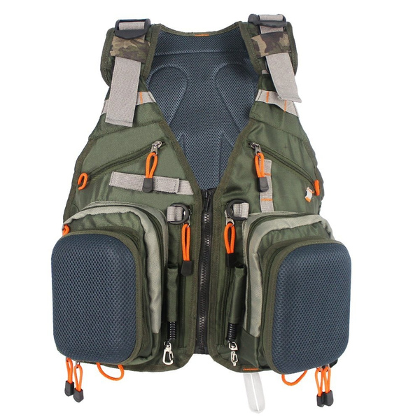 Kylebooker Fly Fishing Backpack & Vest Combo- Premium Fishing Tackle Vest  For Men & Women- Upgraded Design Adjustable Fly Fishing Accessory For Fishing  Gear Organization
