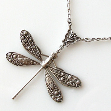 Antique, dragon fly, Jewelry, Gifts