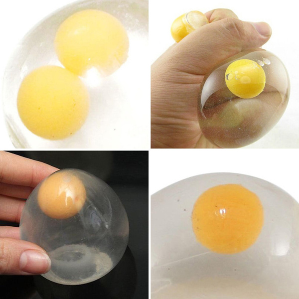egg stress ball