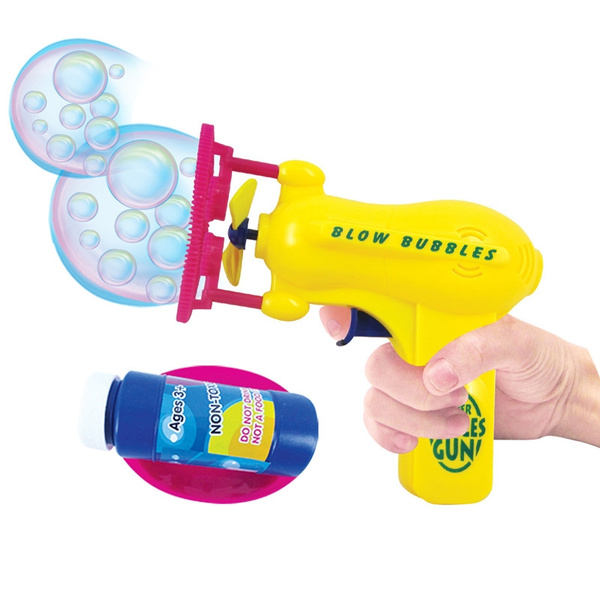 Toy Gun Blows Bubbles, Electric Bubble Gun Toys