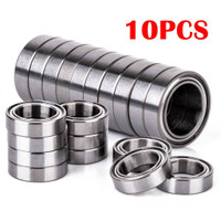 10 Cuscinetti A Sfera 6700ZZ 15x10x4 Mm - Metallici Schermati, Universali Per Modellismo RC
