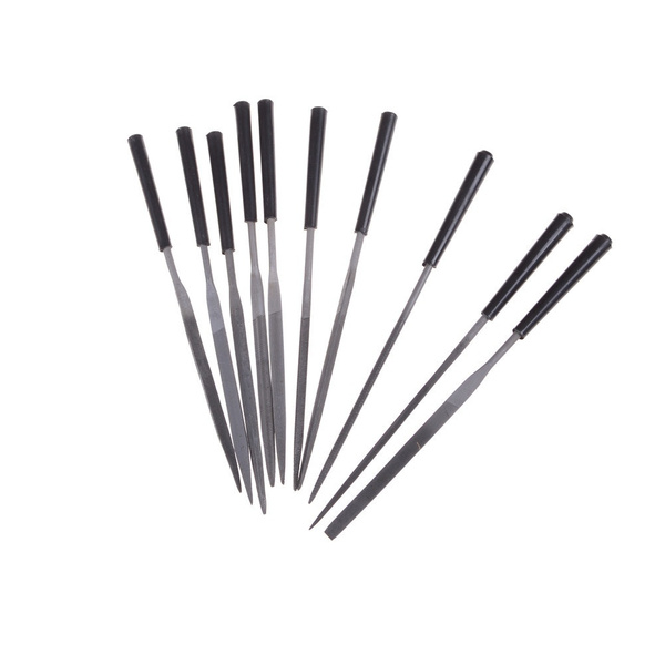 10X 3mmx140mm Diamond Needle File Coated Riffler Jewelry Crafts Glass Tools S_OQ 10X 3mmx140mm Diamond Needle File Coated Riffler Jewelry Crafts Glass Tools S_OQ