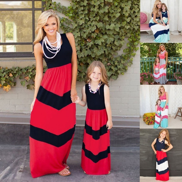 mom and child dress