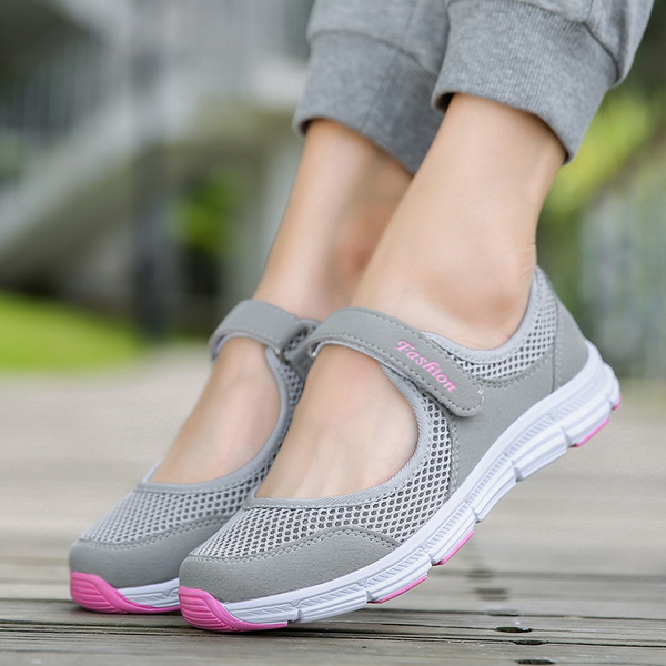 Casual Women Mother Shoes Mesh Breathable Health Shoes Sneakers（EUR ...
