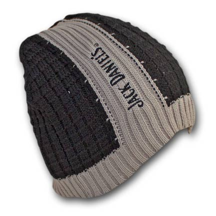 Jack Daniels Ribbed Black Gray Winter 