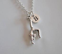 monogram, Boyfriend Girlfriend Jewelry, stamped, gymnastic