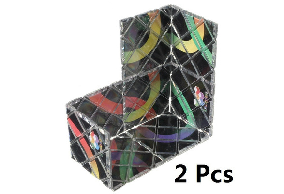 8 Panel 3 Ring Meister Magic Klapp Puzzle Cube Twisty Tees Spielzeug Geist G DE 