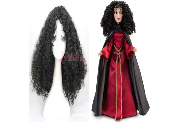 Extra Thick Moana / Mother Gothel Park Style Wig Adult Curly