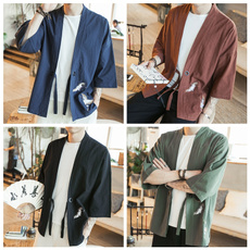 yukata, Fashion, vintagetop, embroiderycoat