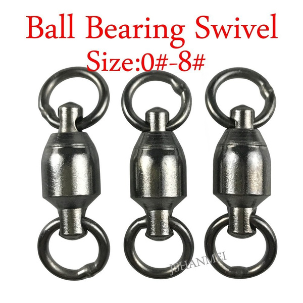 20 pcs/lot Heavy Duty Ball Bearing Swivel With Solid Ring High