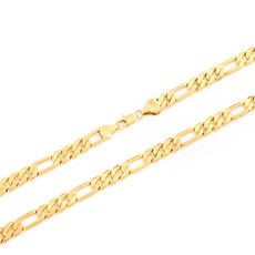 brasschain, goldplated, Chain Necklace, Men  Necklace